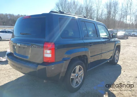 2007 Jeep Patriot Sport from USA, damaged, VIN 1J8FF28W67D370362